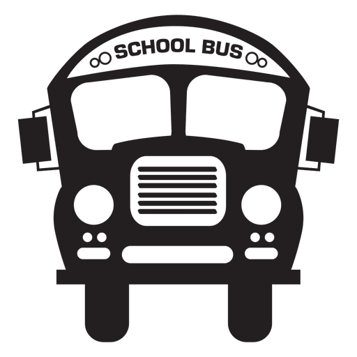 Bus school bus silhouette PNG Design