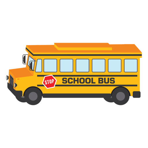 Ilustração de escola de ônibus escolar de ônibus Desenho PNG