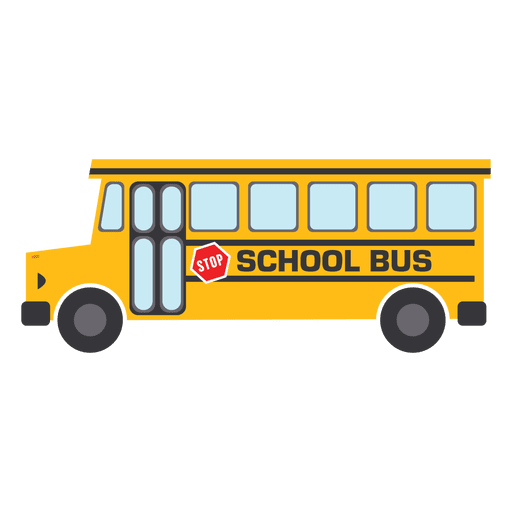 Yellow School Bus  PNG Design