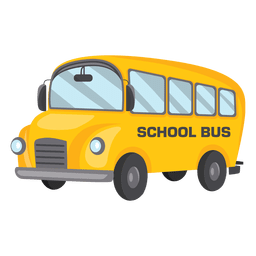 Ônibus escolar na lateral
