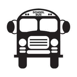 Silhueta do ônibus escolar Desenho PNG