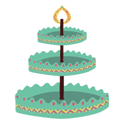 Cake stand cupcake stand PNG Design
