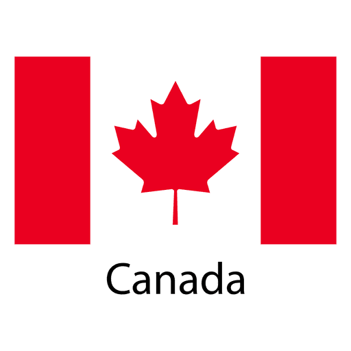 Bandeira nacional canadense Desenho PNG