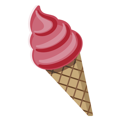 Cartoon icecream cone