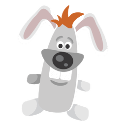 Burro de peluche de dibujos animados Diseño PNG