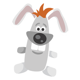 Cartoon stuffed animal donkey PNG Design Transparent PNG