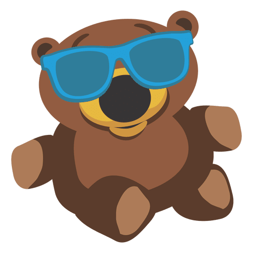 Cartoon teddy bear 03 PNG Design