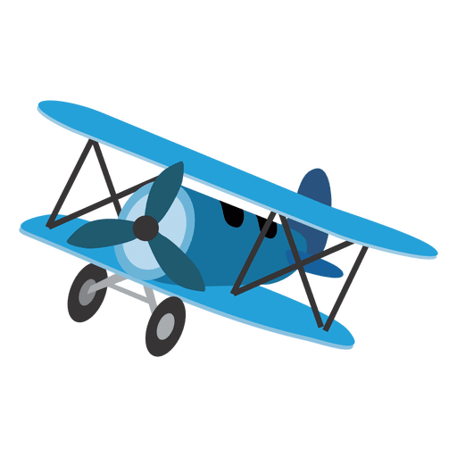 Cartoon toy airplane PNG Design