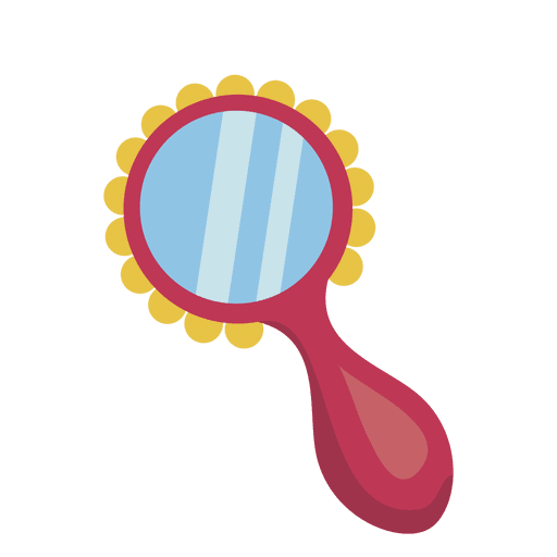 Cartoon toy mirror - Transparent PNG & SVG vector file