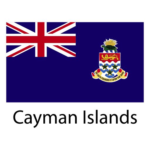 Bandeira nacional das ilhas Cayman Desenho PNG