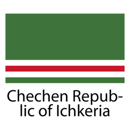 Chechen republic of ichkeria national flag PNG Design
