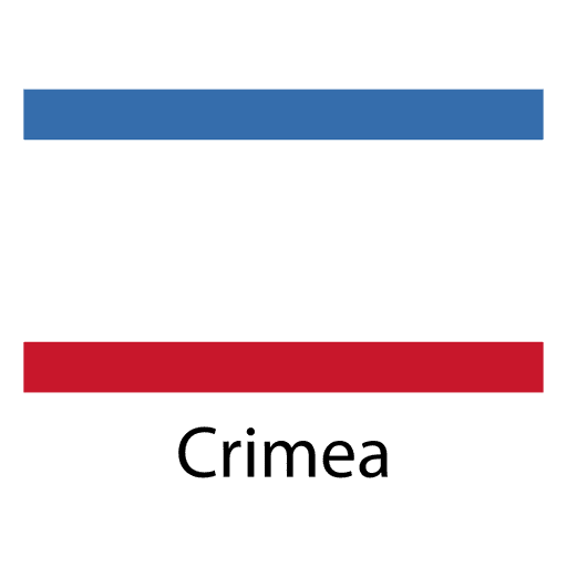 Crimea national flag PNG Design