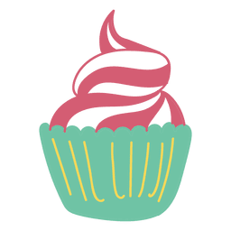 Cupcake sweet food dessert PNG Design