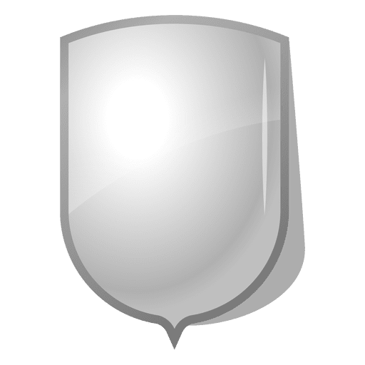 Etiqueta brilhante do escudo do emblema Desenho PNG