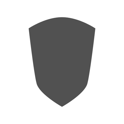 Emblem shield label silhouette PNG Design