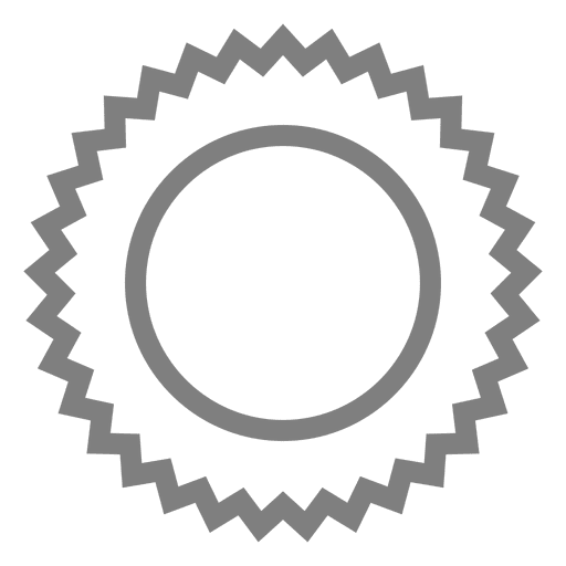 Gray emblem shield label PNG Design
