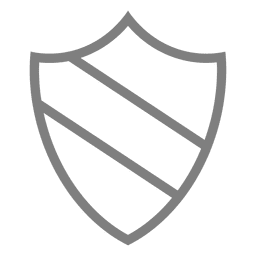 Trazo de etiqueta de escudo de emblema Diseño PNG