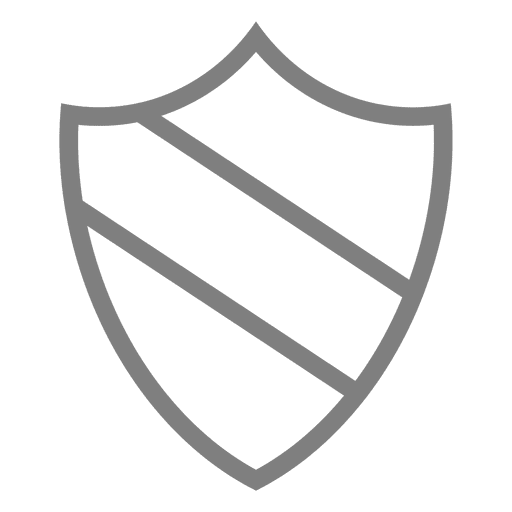 Emblem Schild Label Strich PNG-Design