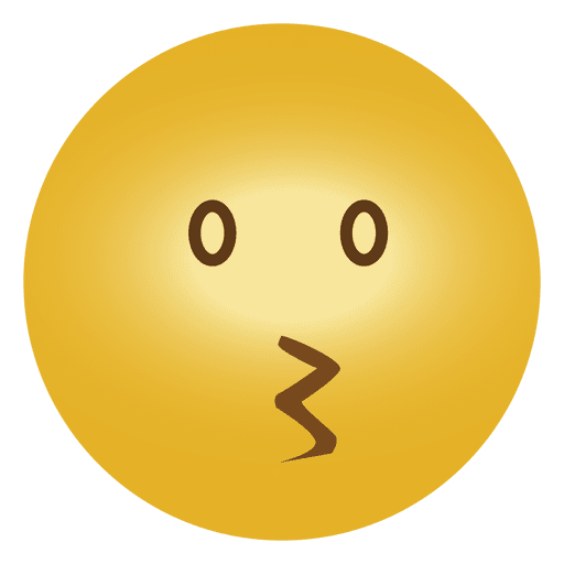 Emoji-Kuss-Emoticon PNG-Design