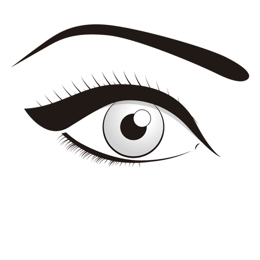 Maquillaje de ojo Diseño PNG