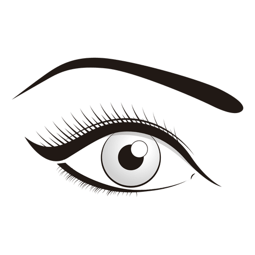 Olhos Clipart Preto E Branco PNG Images, Vetores E Arquivos PSD