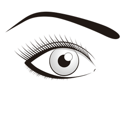 Eye make up woman PNG Design Transparent PNG