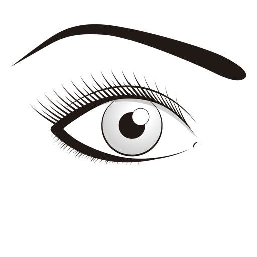 Eye make up woman PNG Design