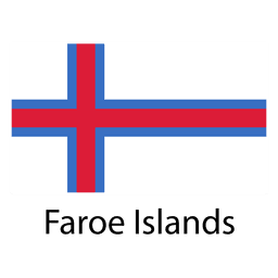 Faroe islands national flag PNG Design