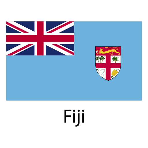 Fidschi-Nationalflagge PNG-Design