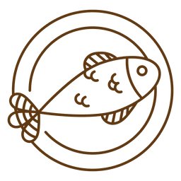 Fish food PNG Design