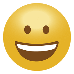 Glückliches Emoji-Emoticon PNG-Design