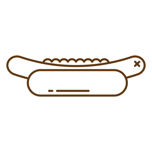 Hotdog hot dog food fast food PNG Design