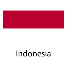 Indonesia national flag PNG Design