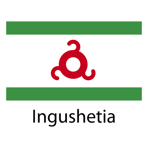 Bandeira nacional da Inguchétia Desenho PNG