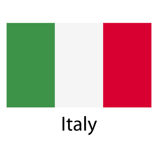 Bandeira nacional da itália Desenho PNG