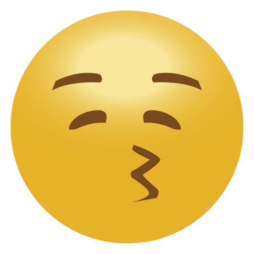 Kuss Emoji Emoticon PNG-Design