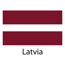 Lettland Nationalflagge PNG-Design