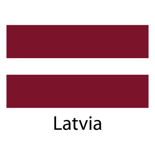 Bandera nacional de Letonia Diseño PNG