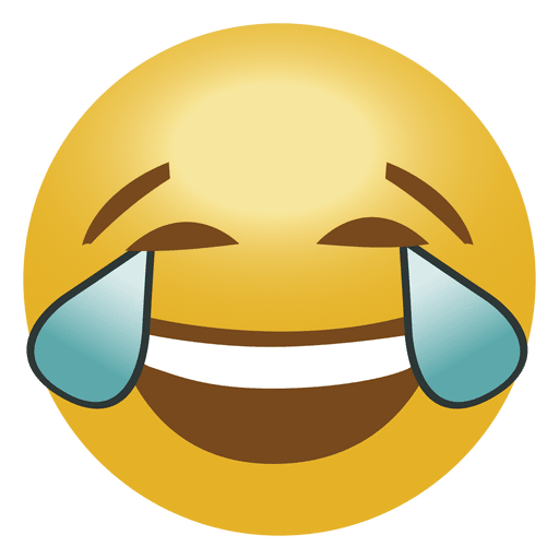 Laughing Crying Eyes Open Laugh crying emoji emoticon Transparent PNG SVG vector 