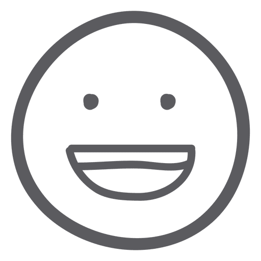 Laugh emoji emoticon PNG Design