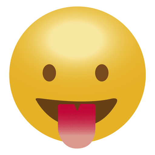 Emoticon de risa emoji Diseño PNG