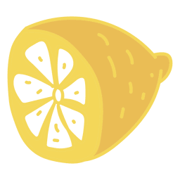 Comida de fruta de limón Diseño PNG