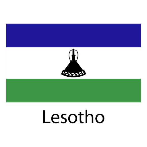 Lesotho National Flag Transparent Png And Svg Vector File