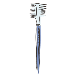 Pincel de maquillaje dibujado a mano Diseño PNG