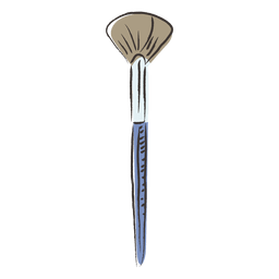 Pincel grande de maquiagem Desenho PNG