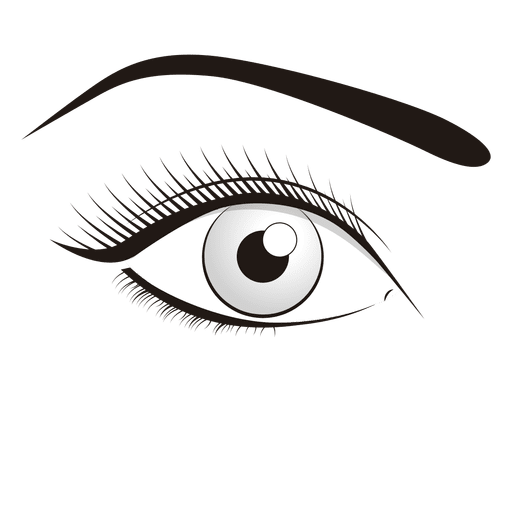 Maquillaje de ojos Diseño PNG