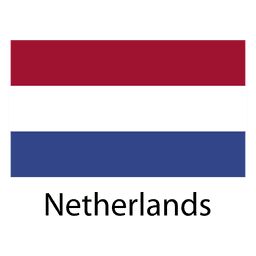 Netherlands national flag PNG Design