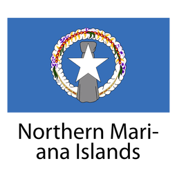 Northern mariana islands national flag PNG Design Transparent PNG