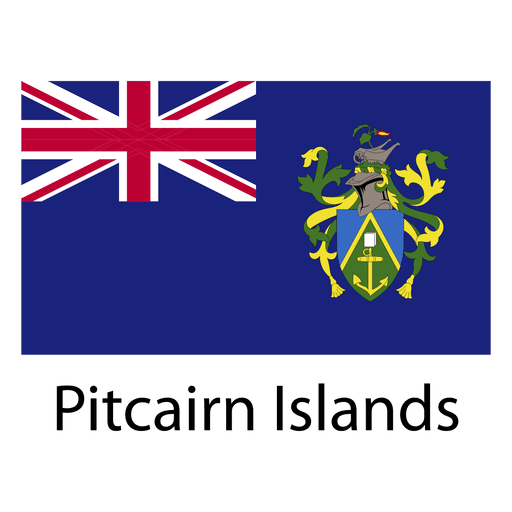 Bandera nacional de las islas pitcairn Diseño PNG