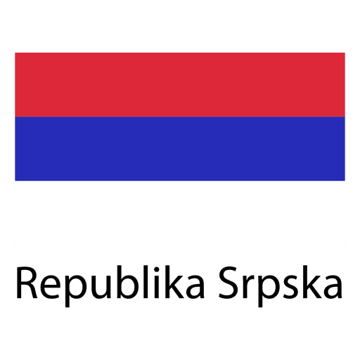 Republika srpska bandera nacional Diseño PNG